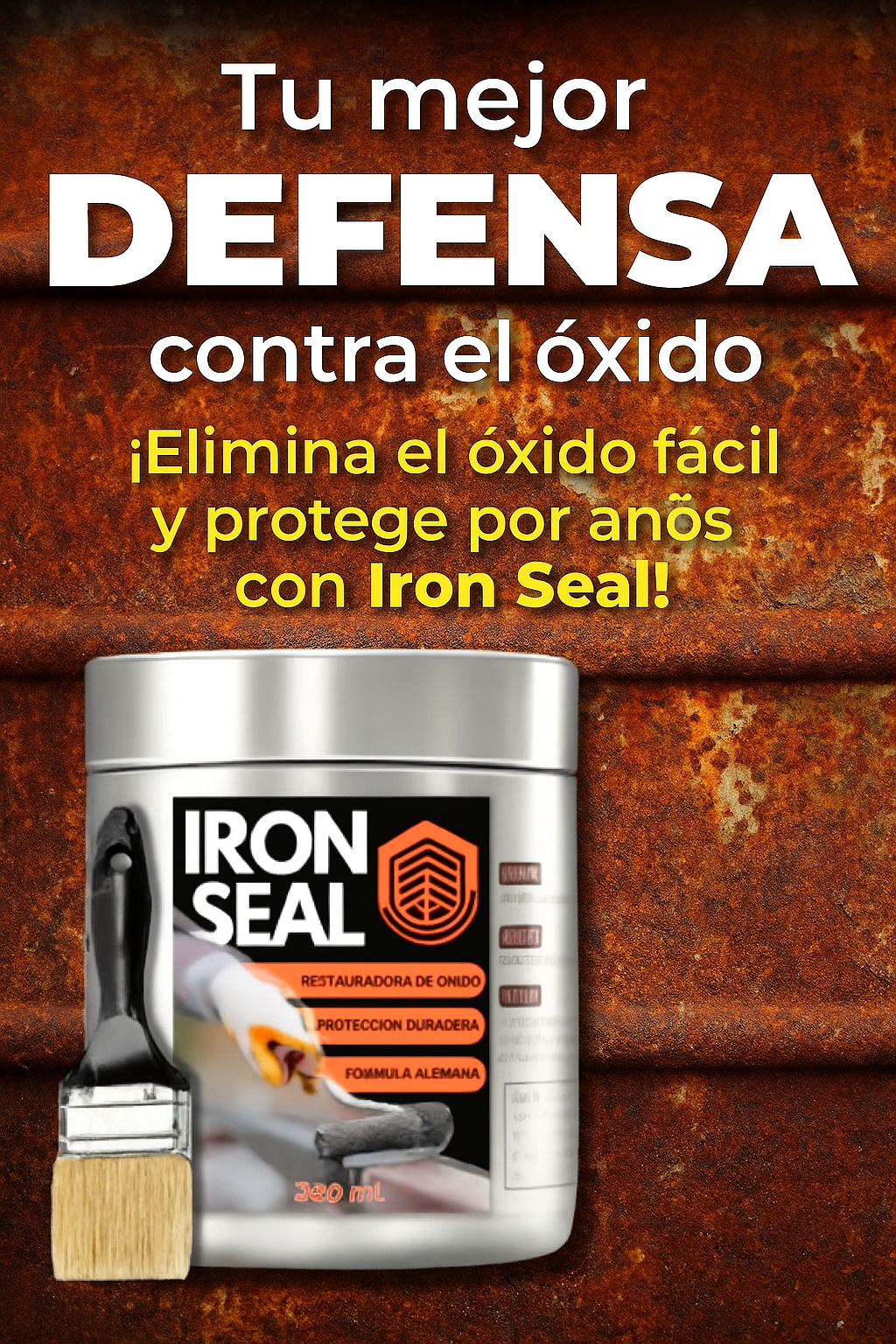🏆 IronSeal® Reparación Total + Brocha de aplicacion GRATIS!!